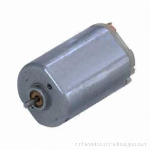 High torque 12V DC motor, 28.5 (D) x 46.5 (L) x 25 (T) x shaft OD 2.3mm, used in automated furniture
